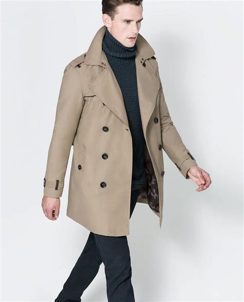 zara trench coats men's.